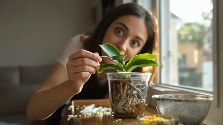 Orchidées que j’allais jeter : cet ingrédient de cuisine les aide à refleurir vite