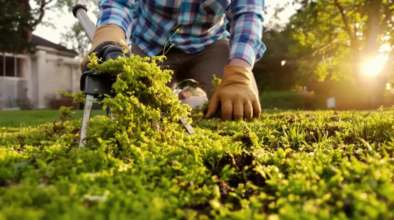 Votre pelouse est envahie de mousse après l’hiver ? Le geste tout simple que les paysagistes appliquent toujours